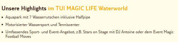 Club Magic Life Waterworld