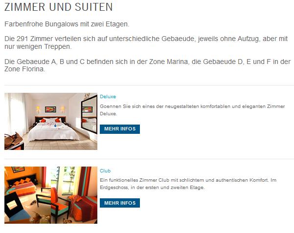 ClubMed Turquoise Zimmer 